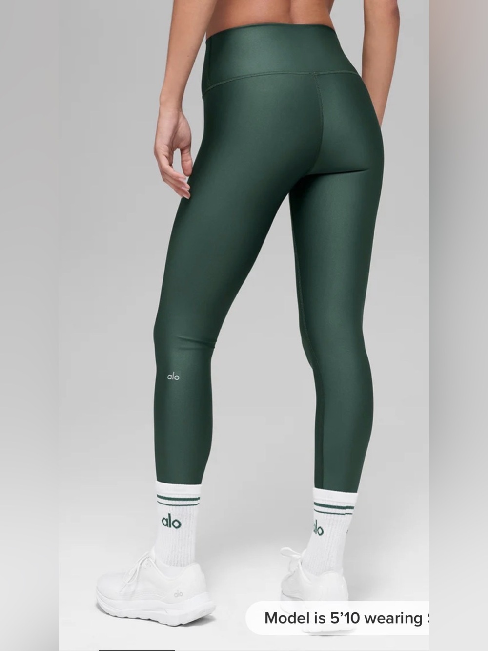 ALO Yoga High-Rise Legging in Deep Green